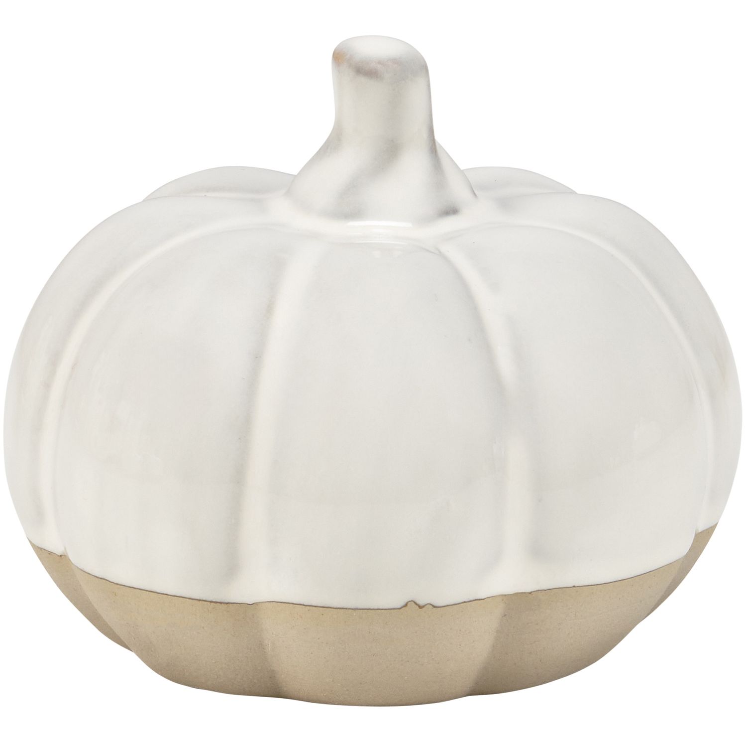 Ceramic Pumpkin Lg - Glazed