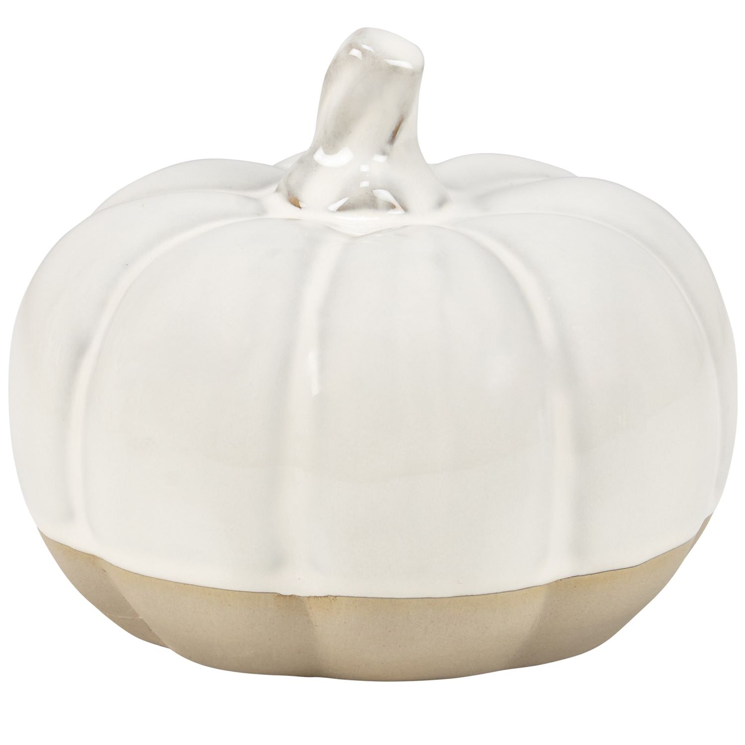 Ceramic Pumpkin Med - Glazed