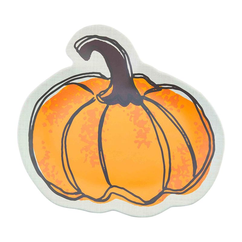Pumpkin Melamine Platter