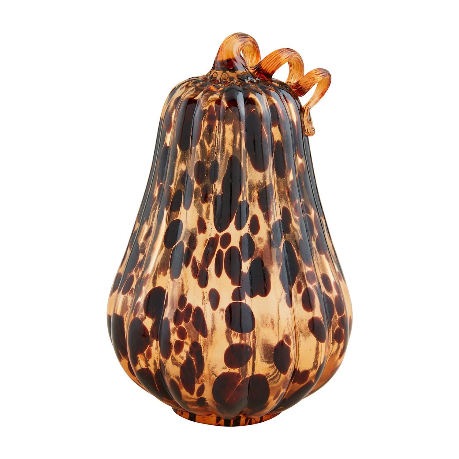 Tortoise Glass Pumpkin - Medium