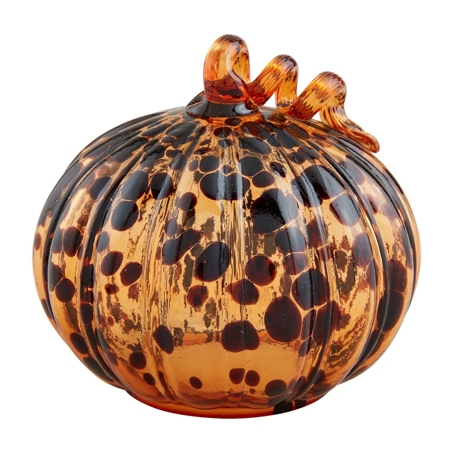 Tortoise Glass Pumpkin - Small