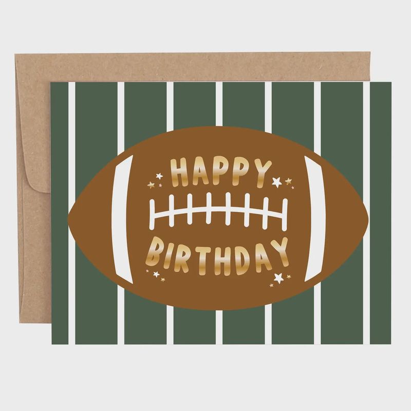 Birthday Card - Football