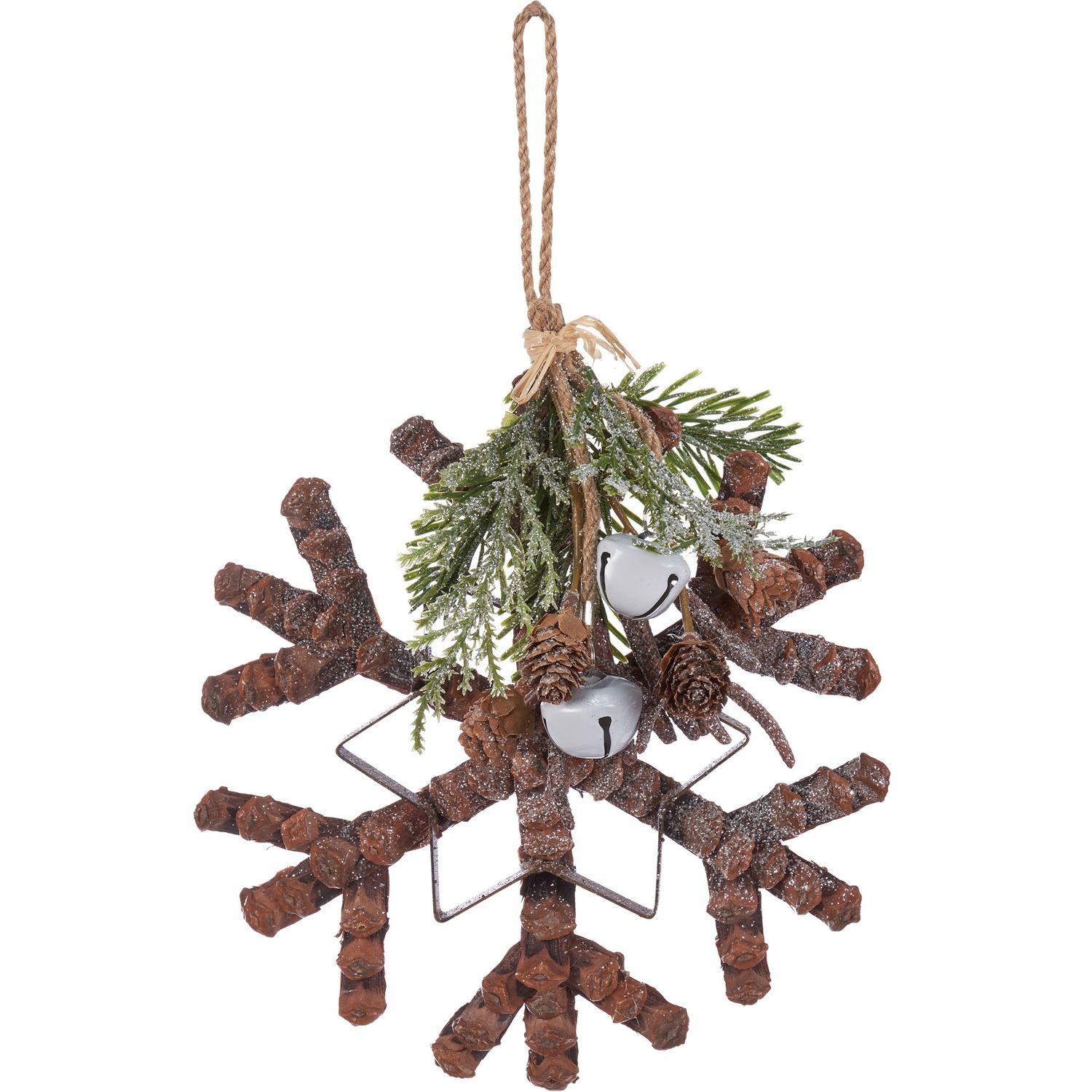 Wreath Sm - Snowflake Star
