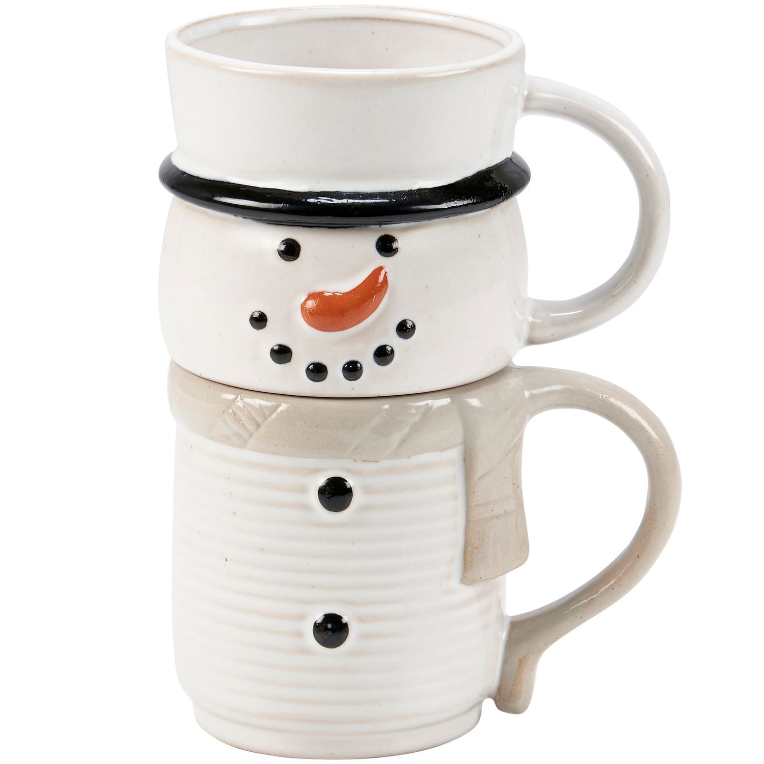 Mug Set - Stacked Snowman