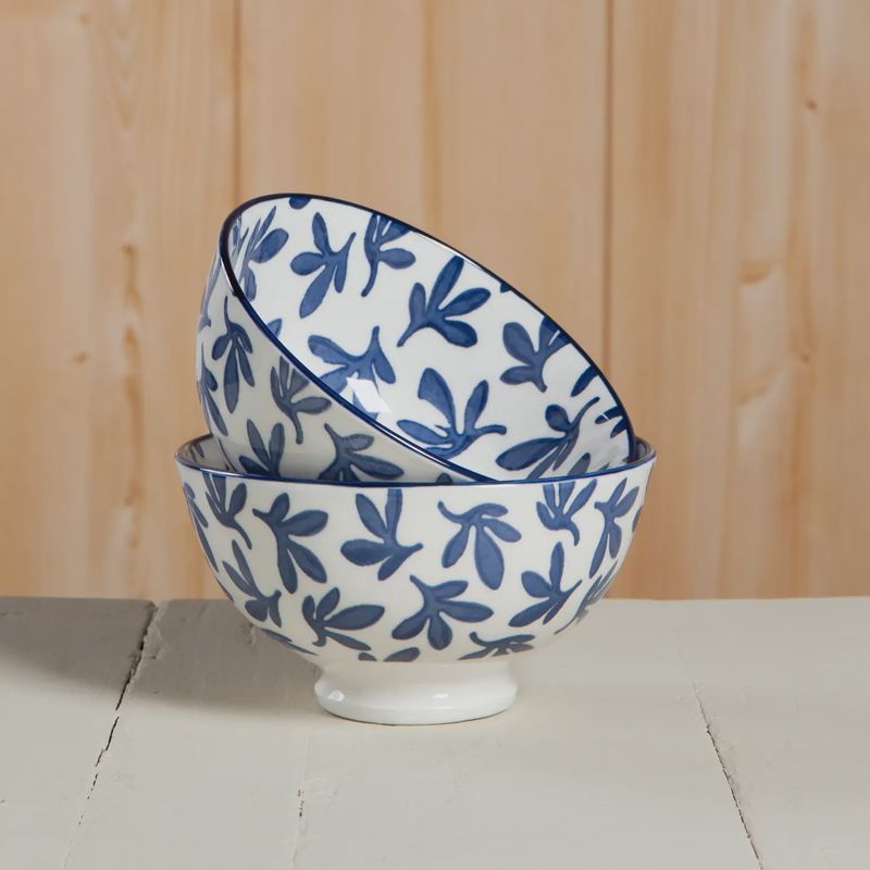 Blue Floral Bowl - 4 inch