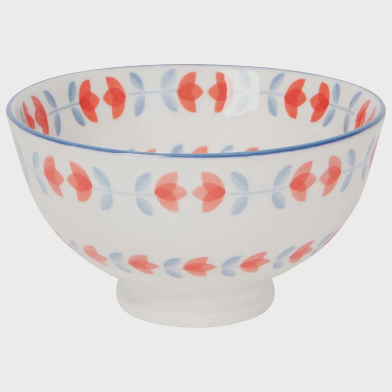 Red Tulip Bowl - 4 Inch