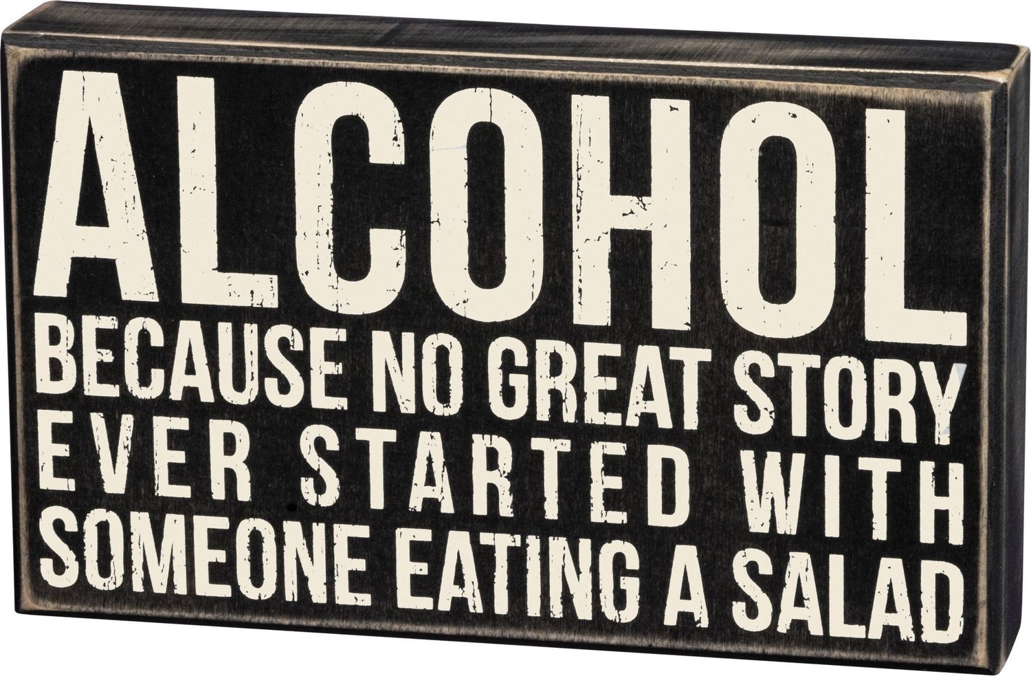 Box Sign - Alcohol Salad