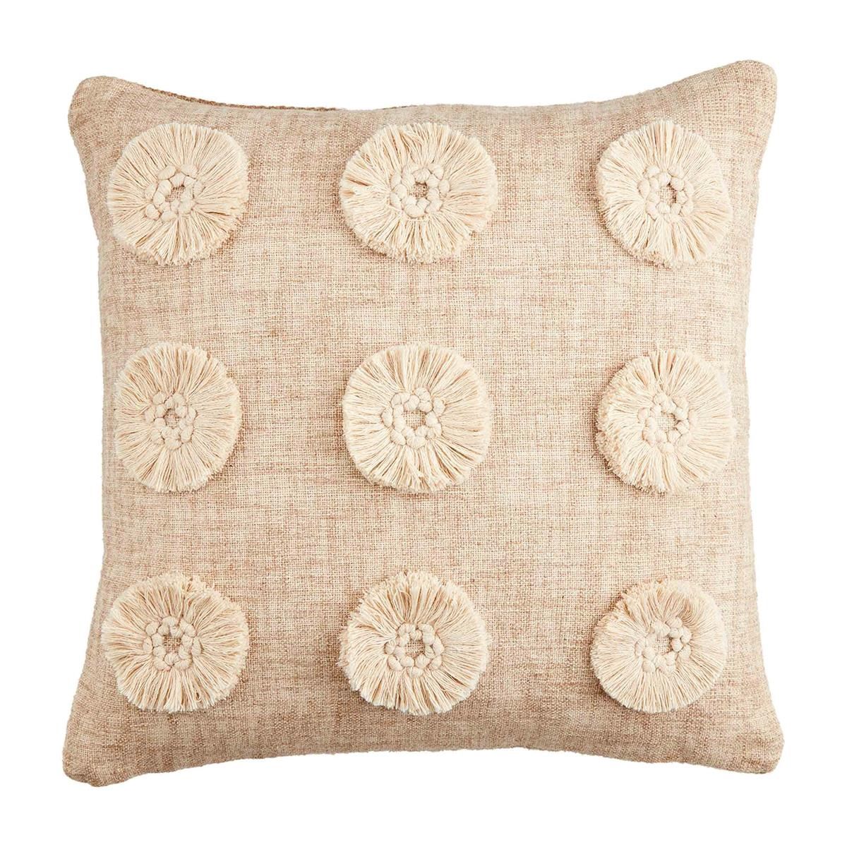 Fringe Dot Pillow
