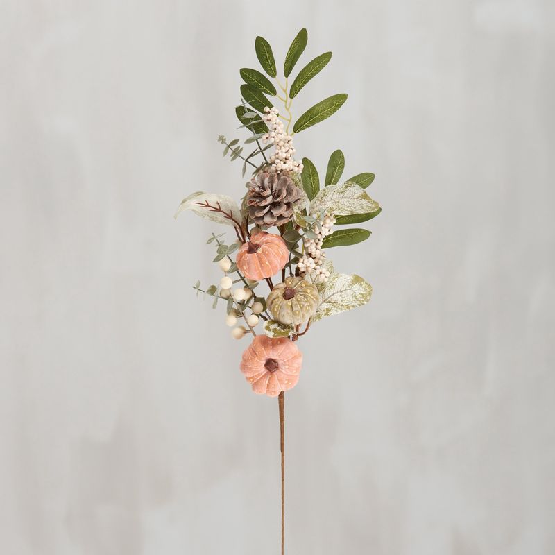 Floral Pick - Autumn Pumpkin
