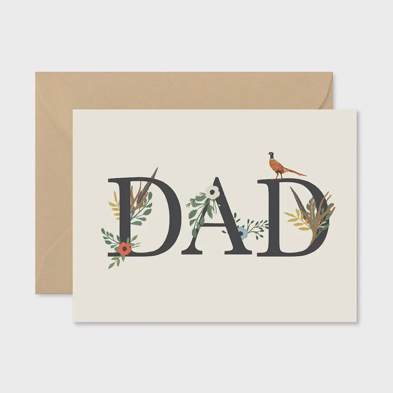 Greeting - Dad Floral