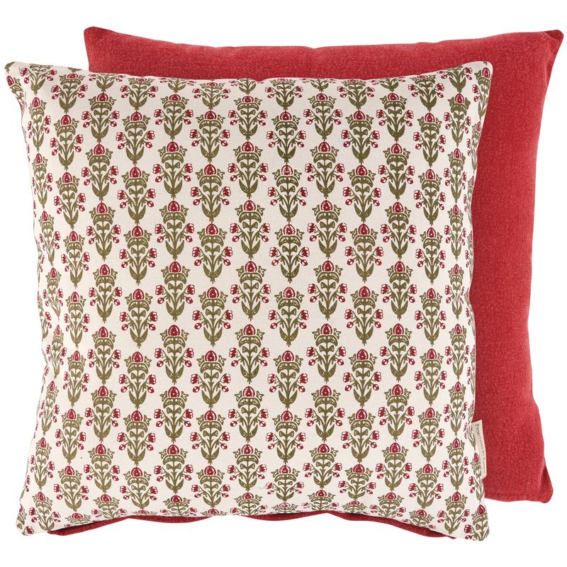 Pillow - Floral Block Print