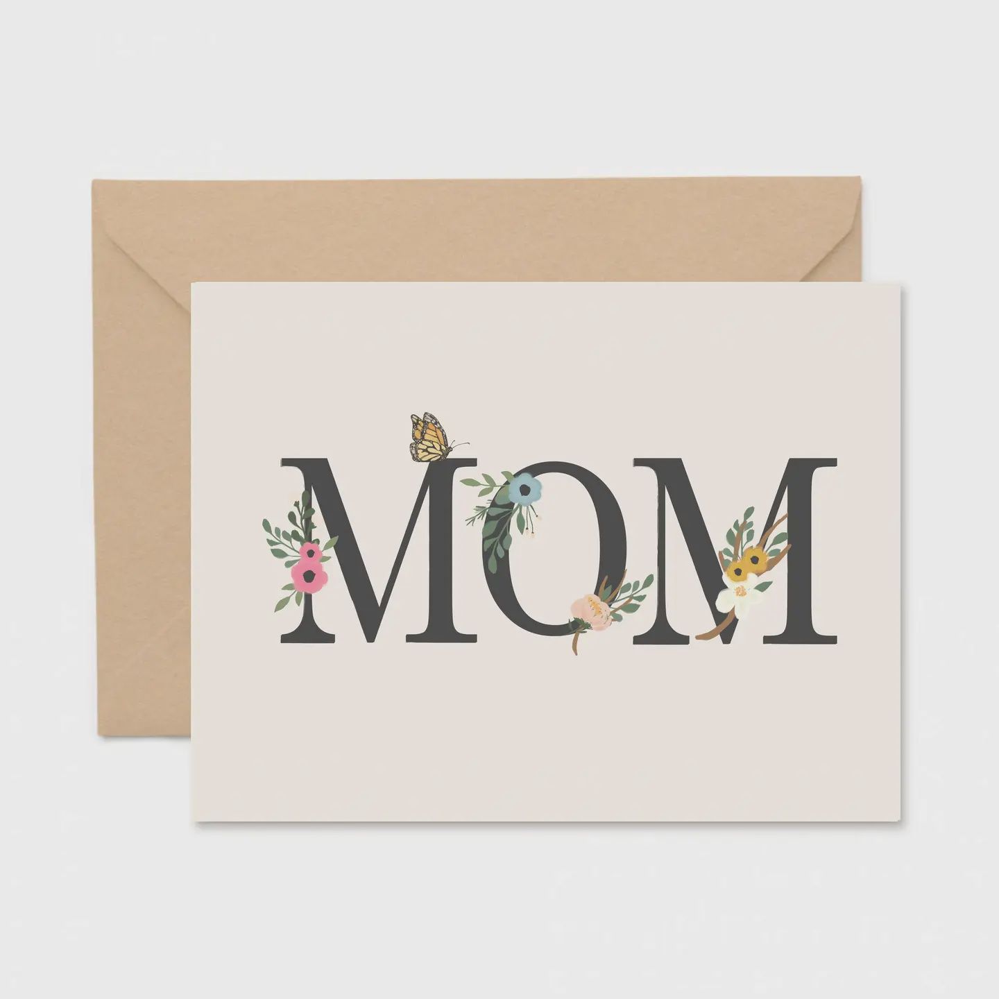 Greeting - Mom Floral