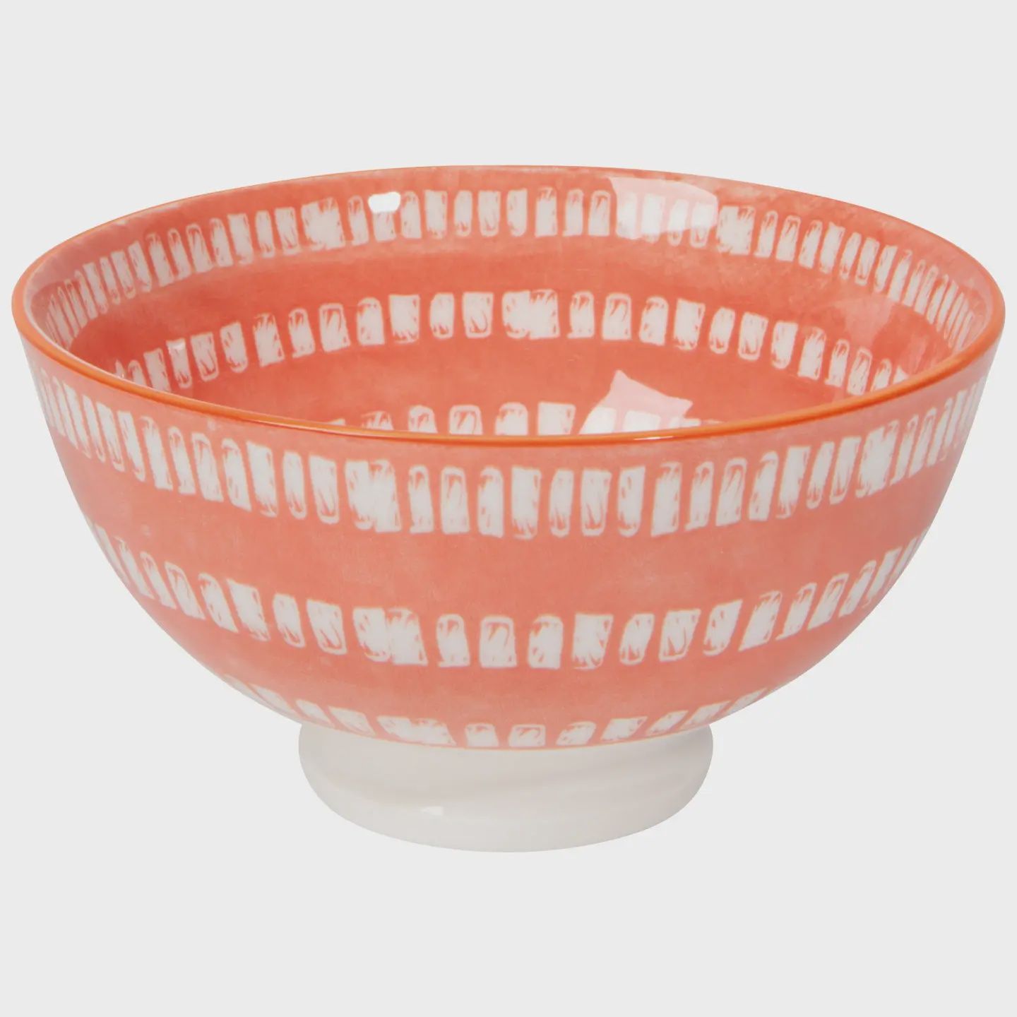 Ammonite Peach Bowl - 4 inch