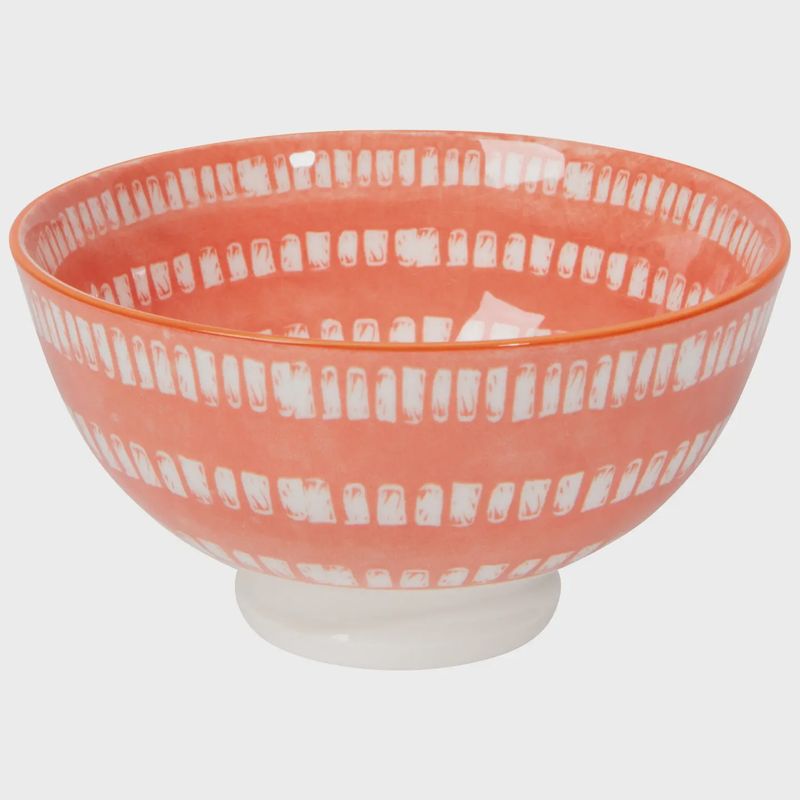 Ammonite Peach Bowl - 4 inch
