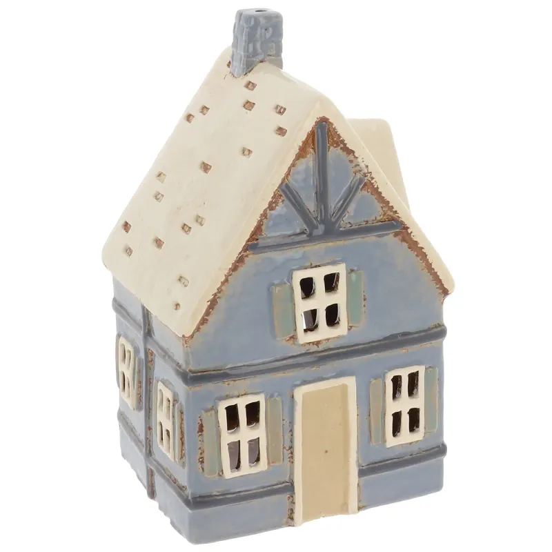 Village Pottery - Blue Tudor
