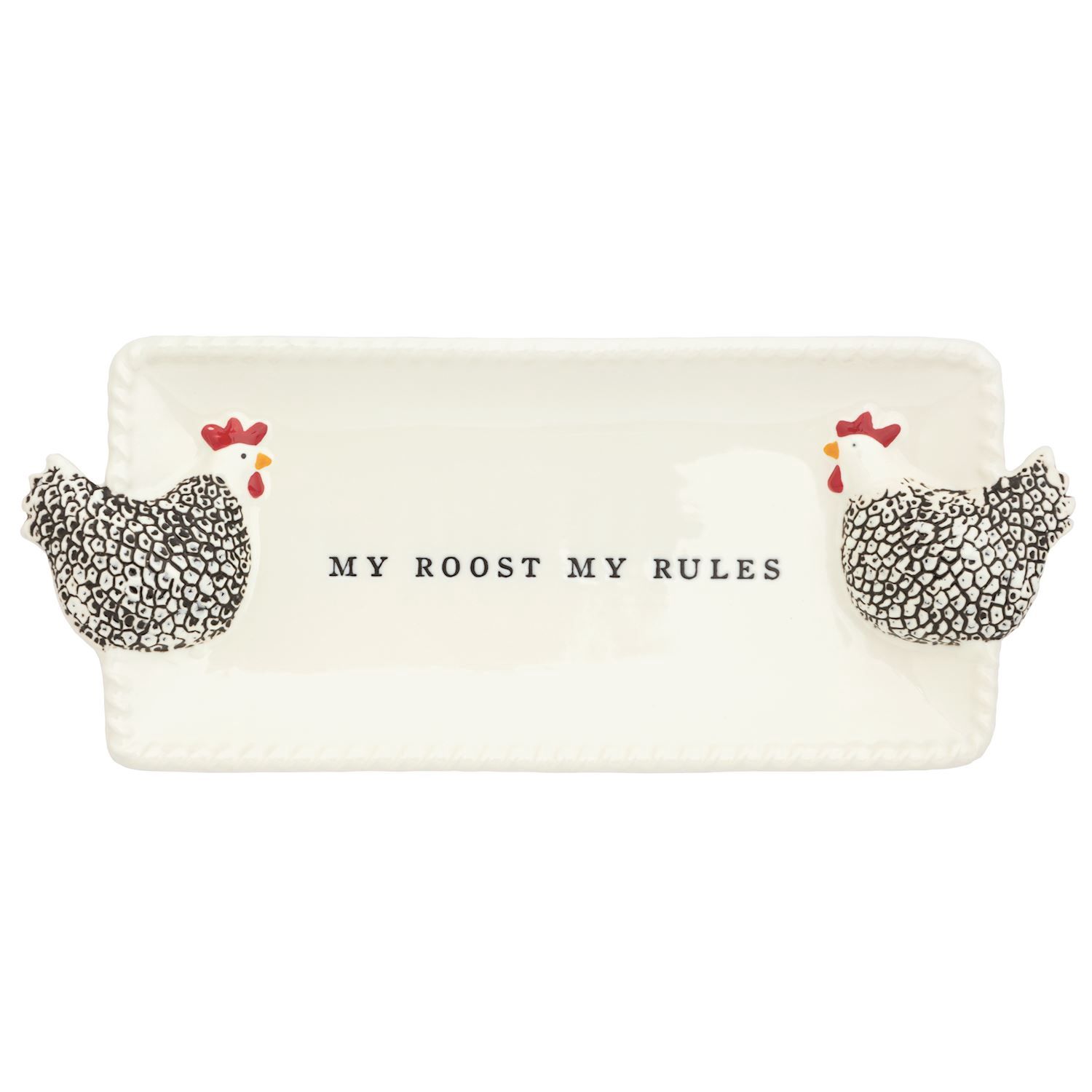 Rooster Everything Plate