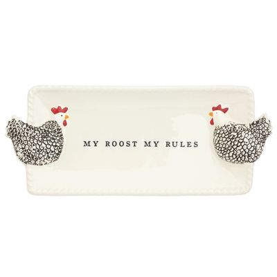 Rooster Everything Plate