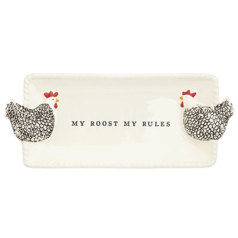 Rooster Everything Plate