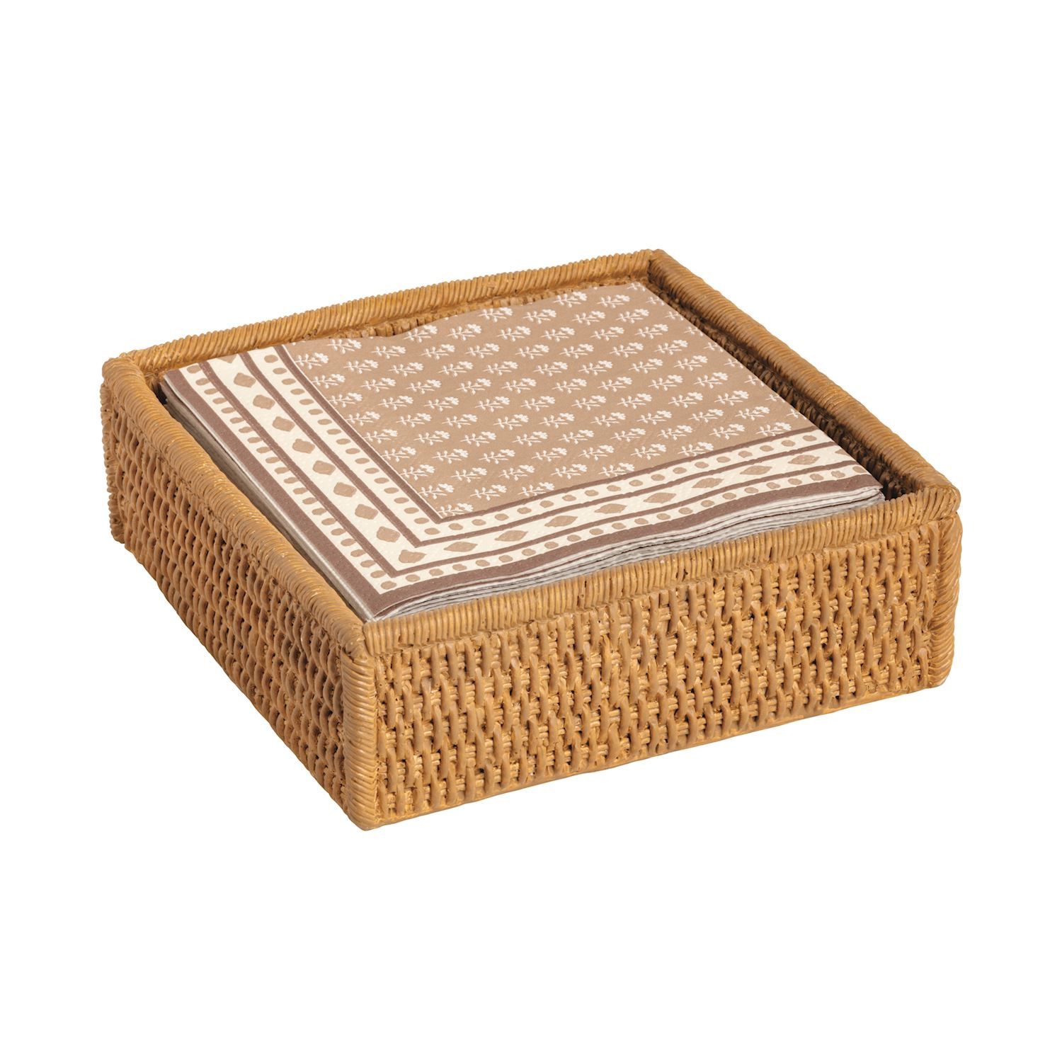 Woven Resin Napkin Caddy