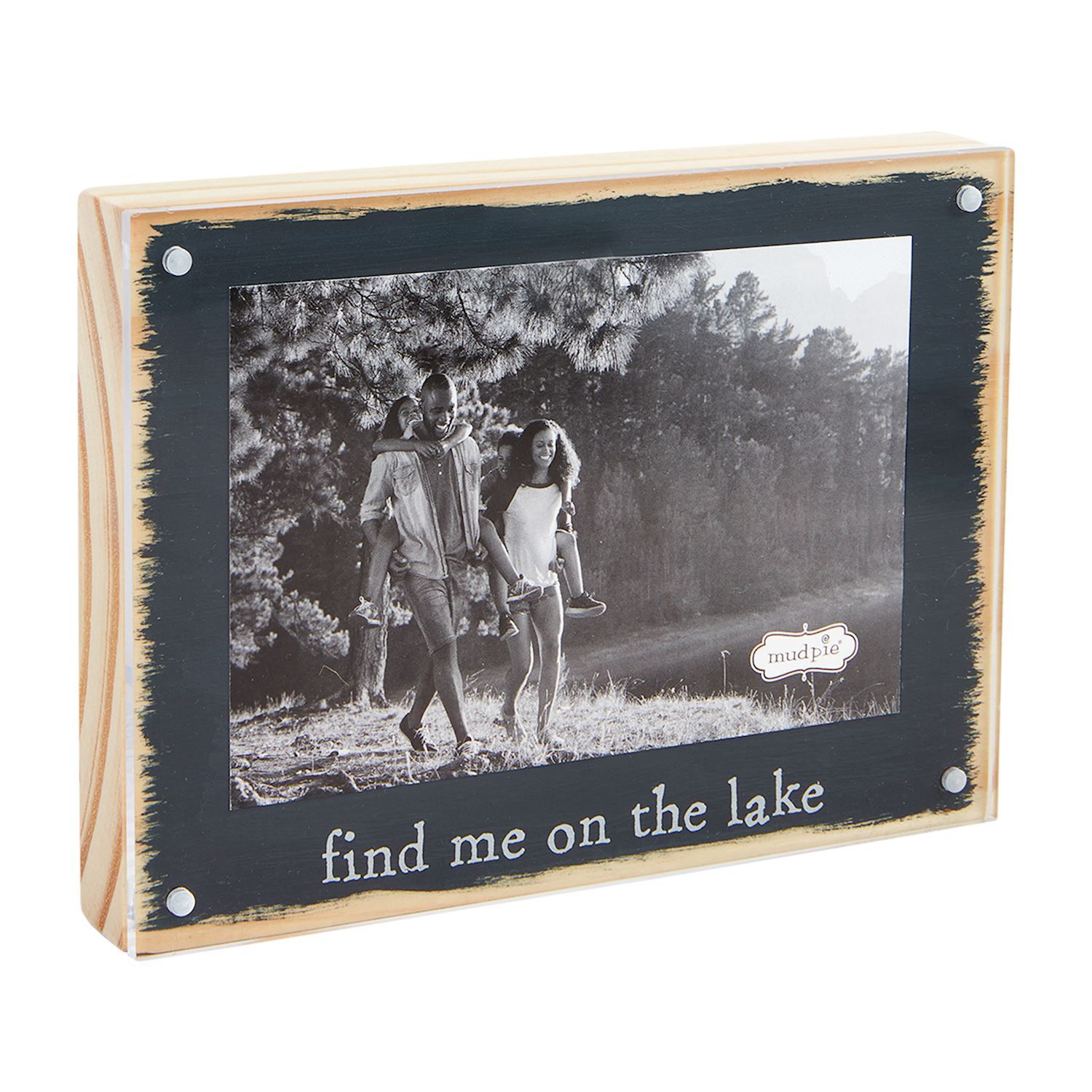 Acrylic Magnet Lake Frame, Color: Blue