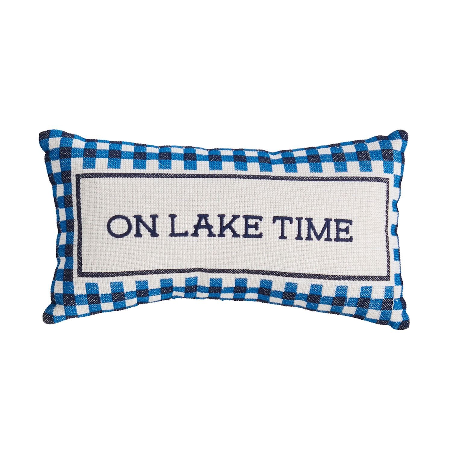 Embroidery Pillow - On Lake Time