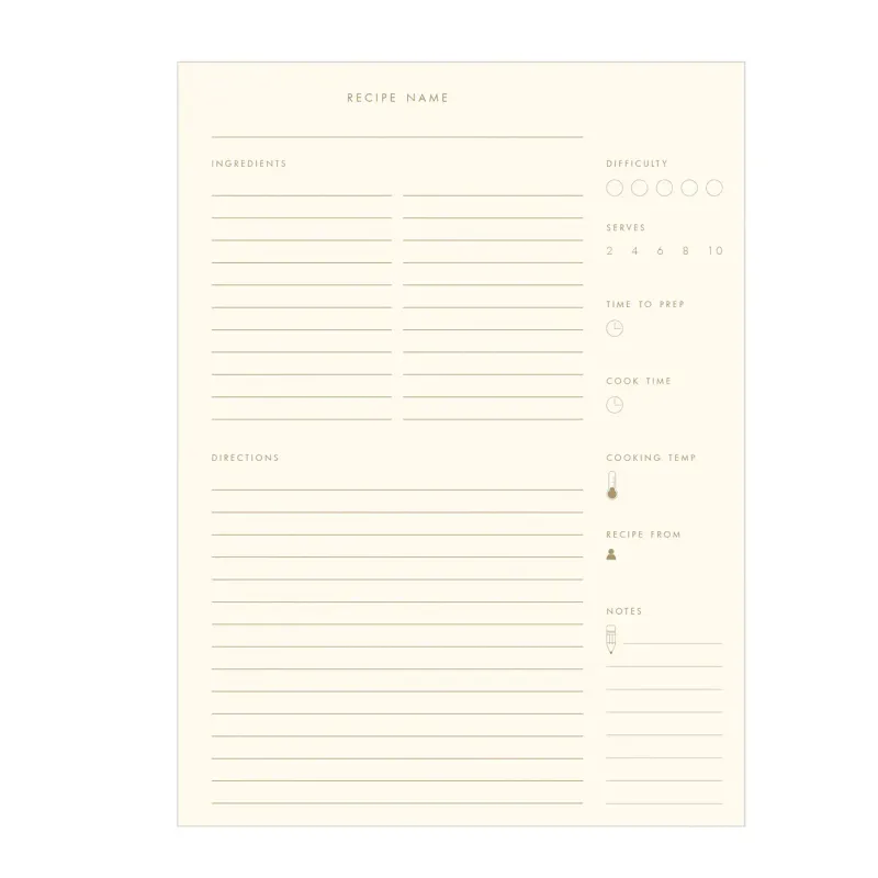 Recipe Book - Chartreuse