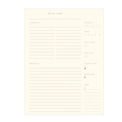 Recipe Book - Chartreuse