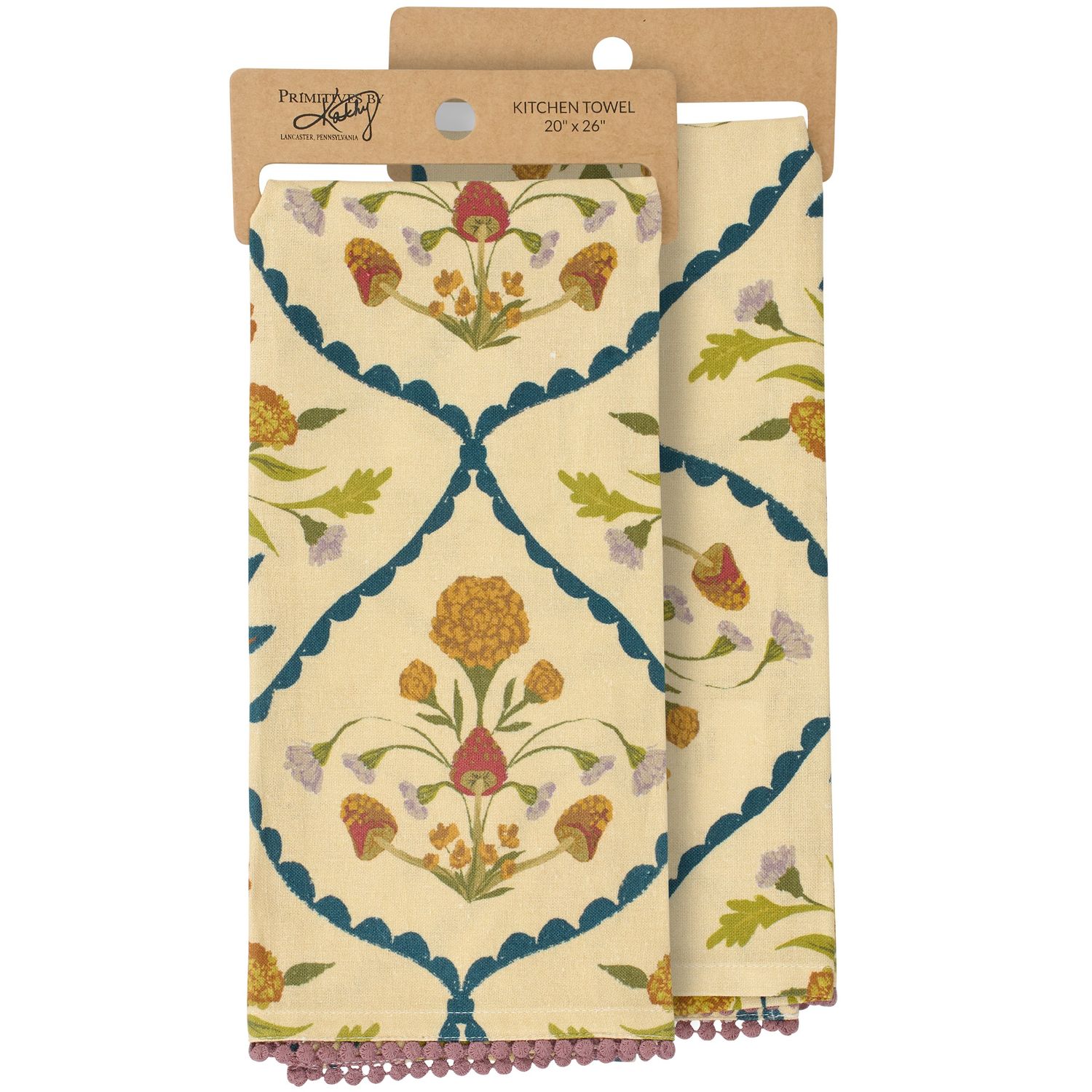 Kitchen Towel - Folk Diamond