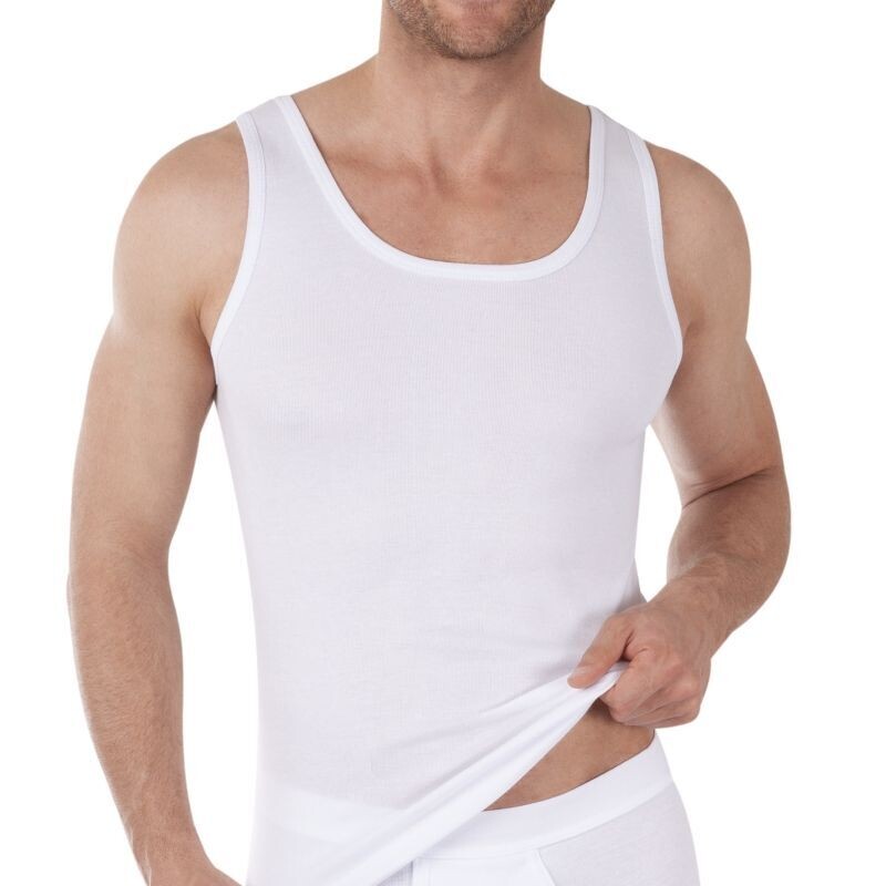 Herren Unterhemd Doppelripp, 2er-Pack, Sortimente oder Einzelgrössen