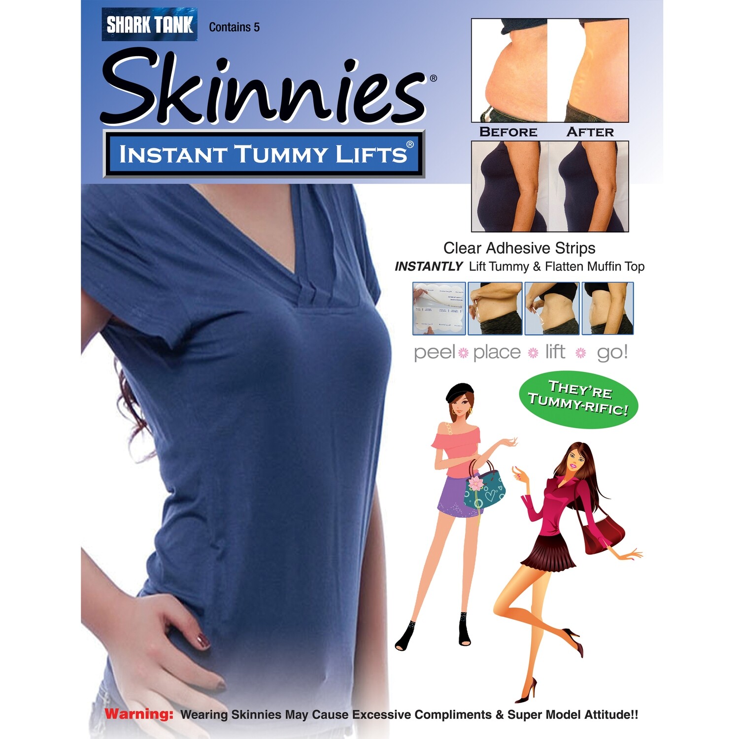 NEW Instant Tummy Lift  Takes 3-4" off instantly