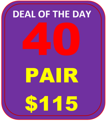 Deal of the Day!  40 Pair Your Choice Skinnies Lifts for $115.00.  (Only $2.88 A Pair!) NO COUPONS ALLOWED