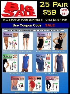 BIG SUMMER SALE!  Only $2.36 a Pair!  Reg $79.95  Use Coupon Code SALE for $21 OFF.  Get it Now $59.00