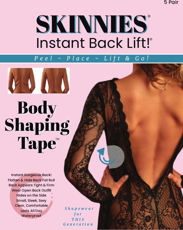 NEW WATERPROOF!  Skinnies for BACK FAT! Beautiful Backs Made Easy