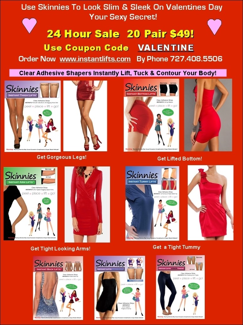 Valentine's DEAL 20 Pair Skinnies for 45! Use Coupon Code VALENTINE