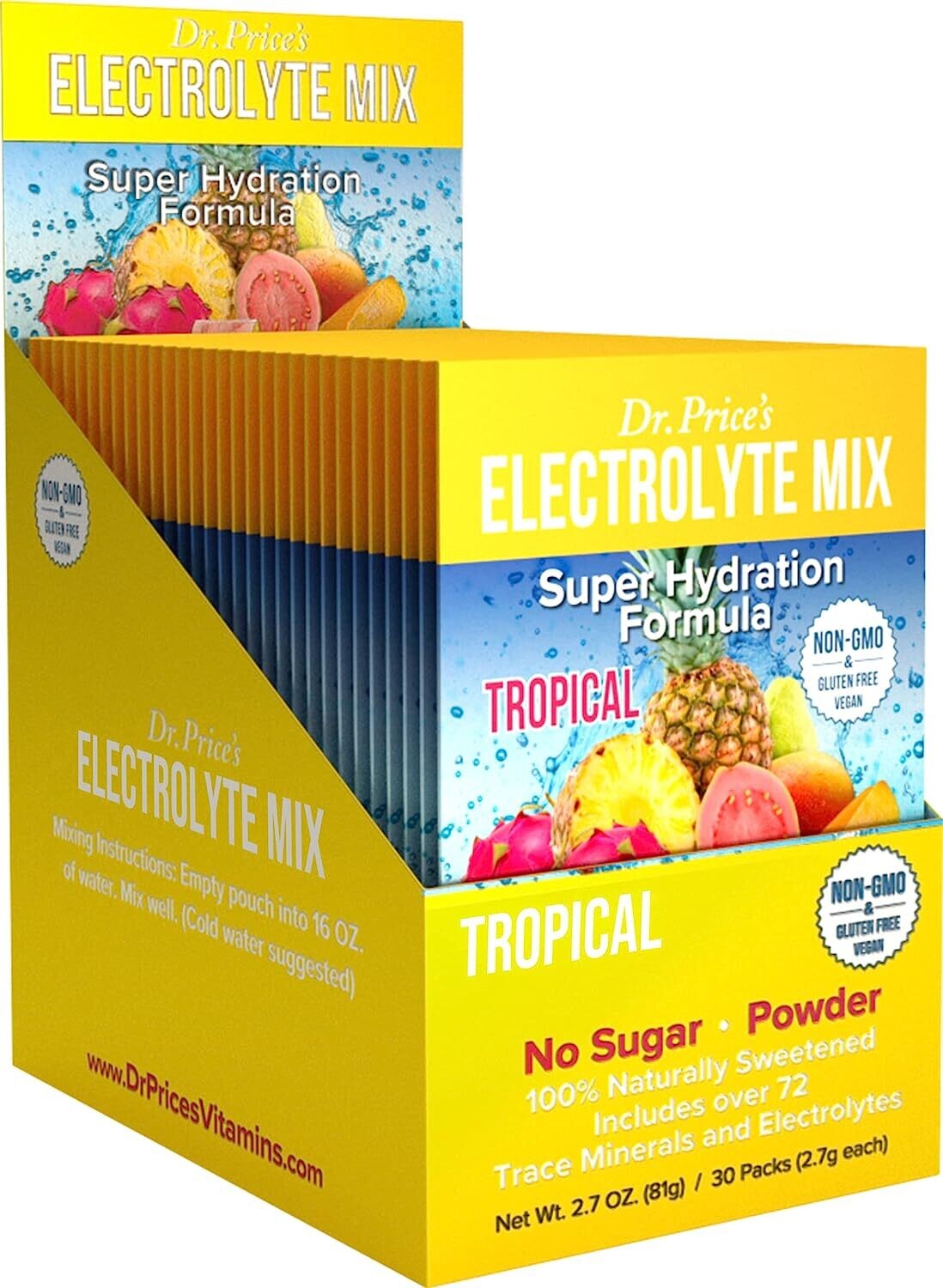 Electrolytes Powder Packets Electrolytes No Sugar Hydration Packets