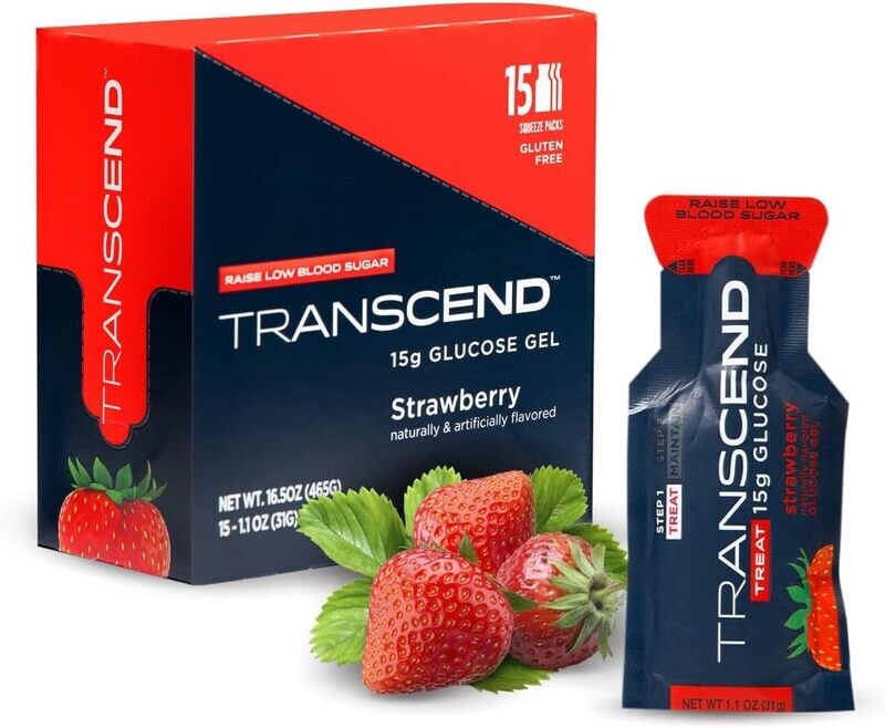 Transcend Glucose Gel Packs Strawberry 15 Pack 1 1oz Each FSA transcend-glucose-gel-packs-strawberry-15-pack-1-1oz-each-fsa