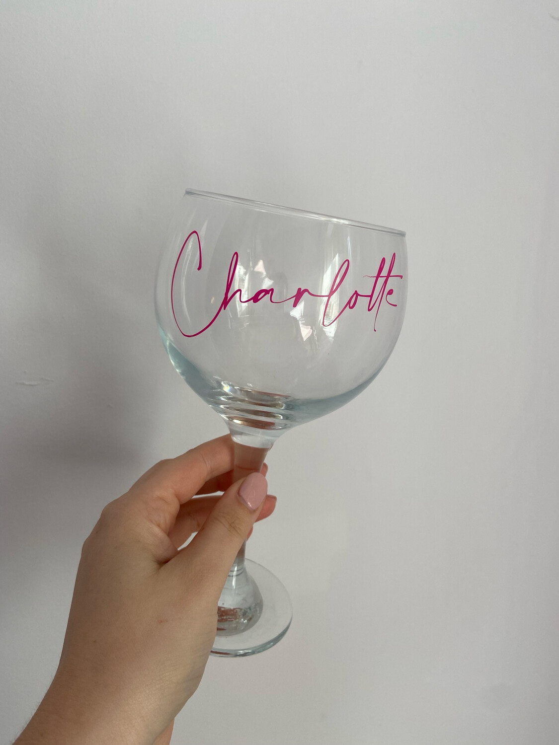 Personalised Gin Glass