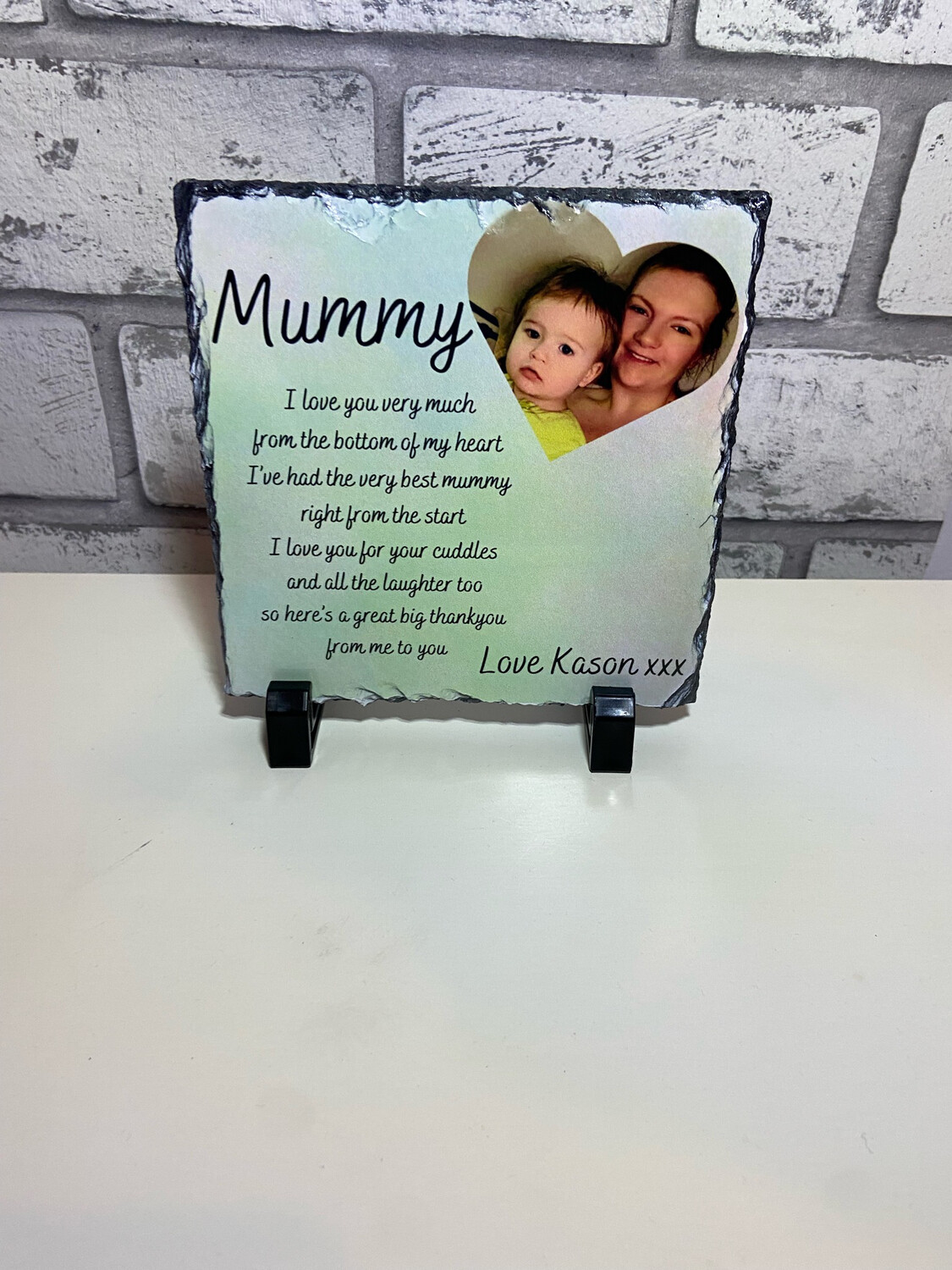 Mothers Day Personalised Slate