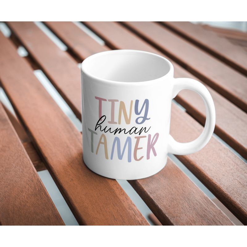Tiny Human Tamer Mug &amp; Coaster