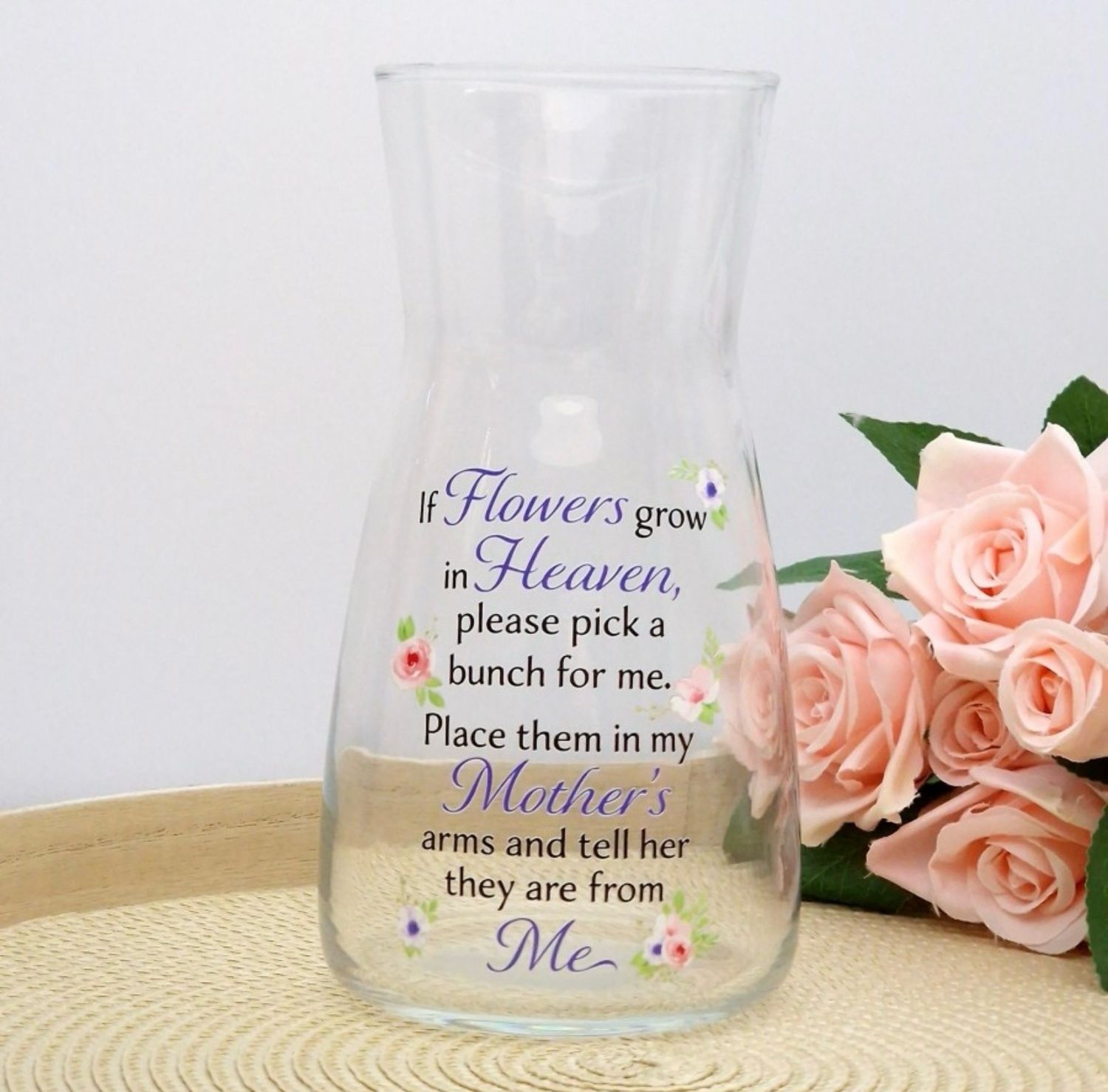 In Memory Mothers Day Vase