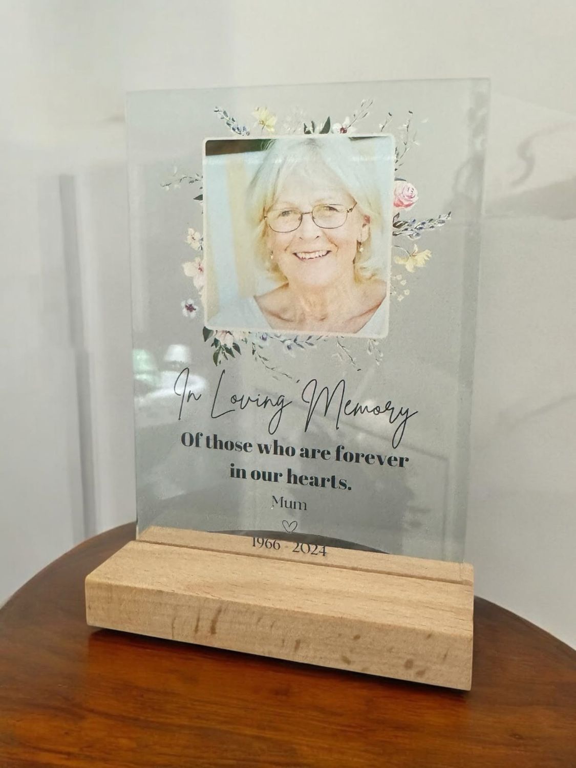In Memory LED Light Up Plaque