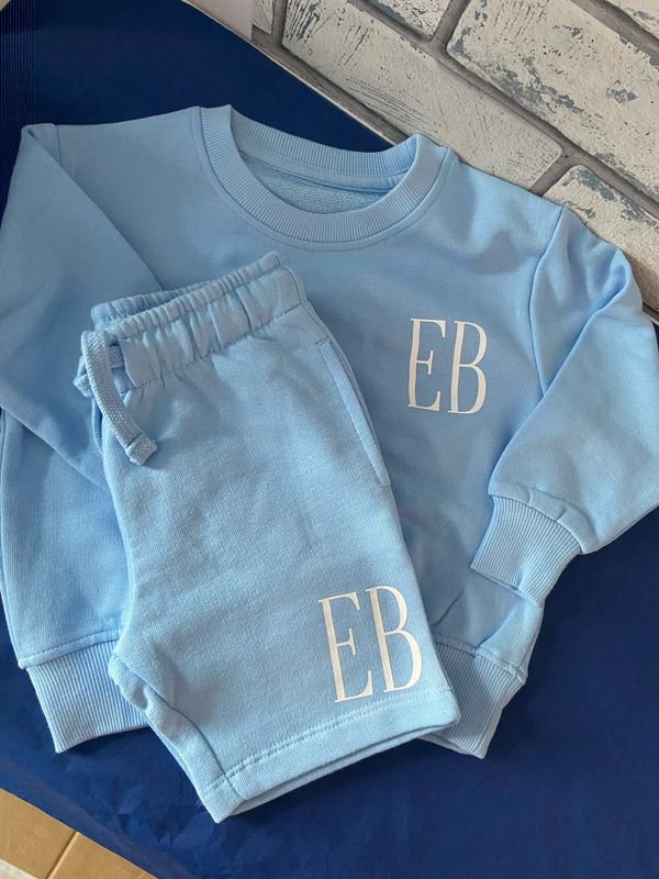 Oversized Sweatshirt &amp; Shorts Set