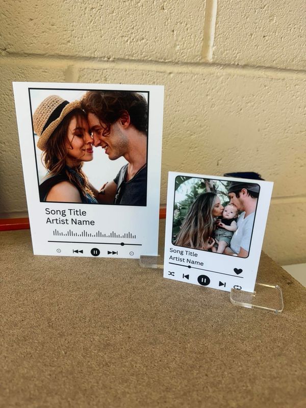 Personalised Song Plaques