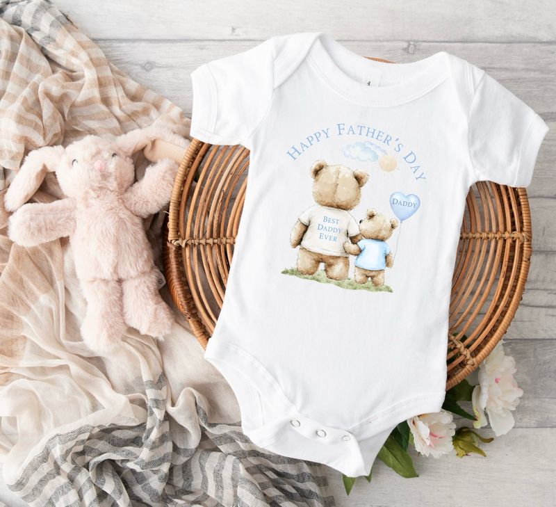 Fathers Day Short Sleeve Babygrow