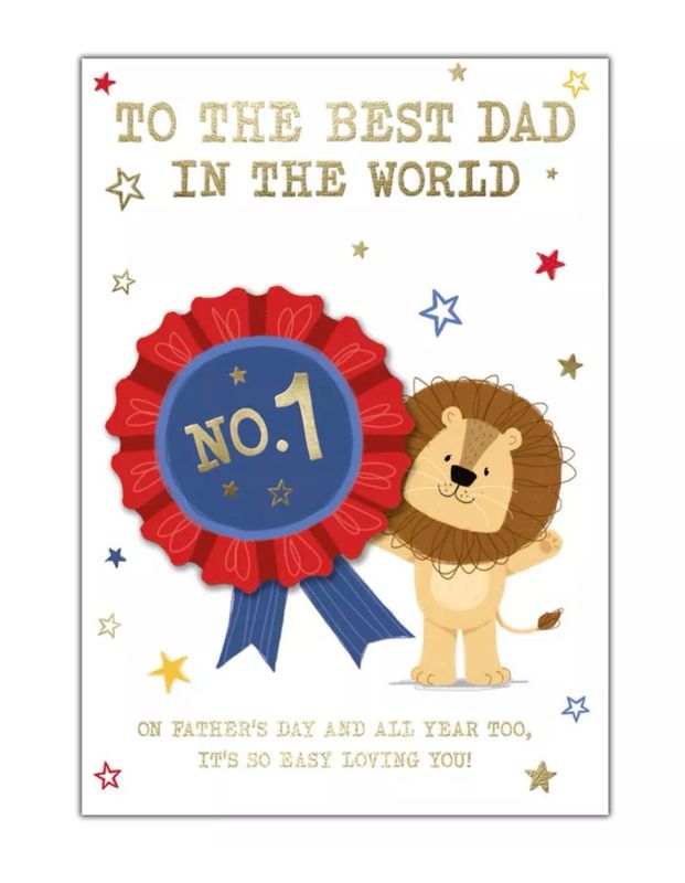 Best Dad Fathers Day Card