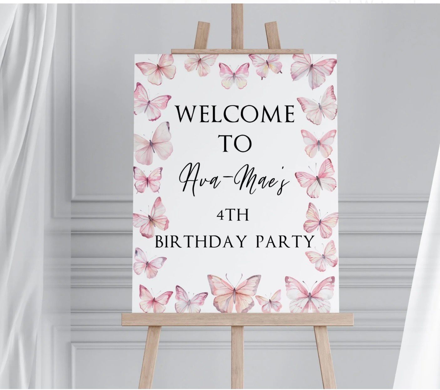 Butterfly Birthday Board