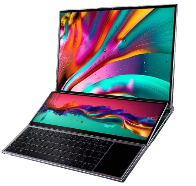 Core i9 Laptop  16.1 inch + touch 14 inch Dual Screen laptop  10th Gen 6 core 12 threads Windows 11 large screen laptop