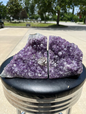 Amethyst Bookends