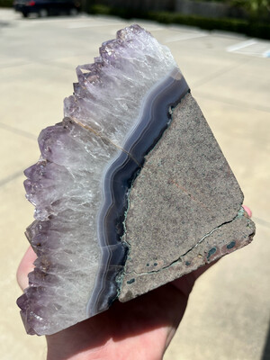 Amethyst Bookends