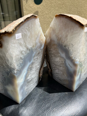 Agate Bookends